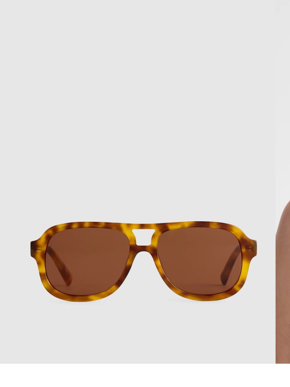 Madewell Logan Tortoiseshell Sunglasses - Brown Gradient Lenses